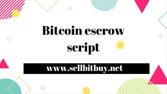 Bitcoin Escrow Script Services Iraq - 